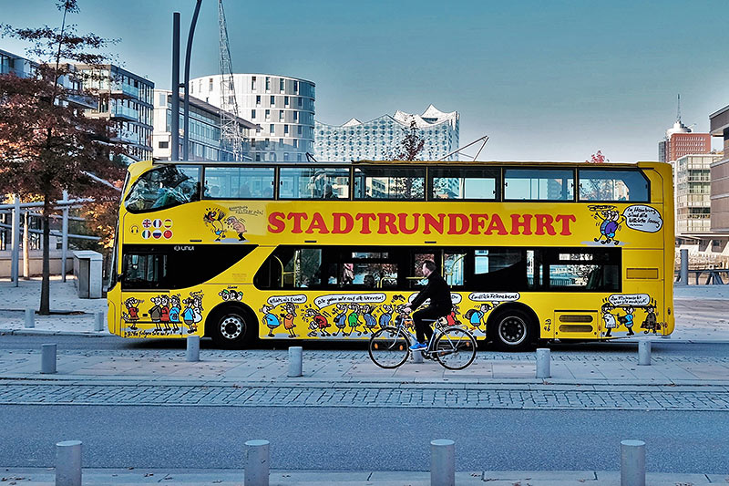 Audioguide Stadtrundfahrt Hamburg